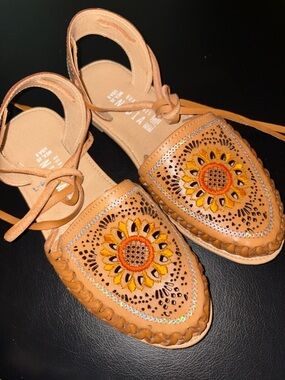 Leather Huaraches from Mexico! BRAND NEW